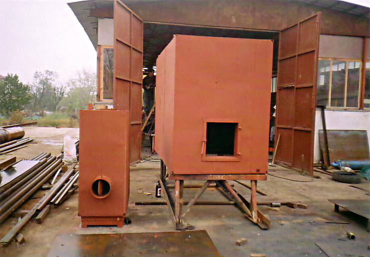 Hot water and steam steel boilers