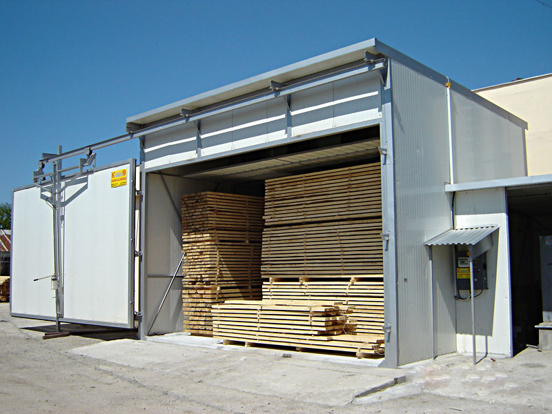 Drying chambers of metal construction